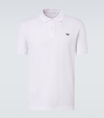 Prada Polo de algodón con logo - Prada - Modalova