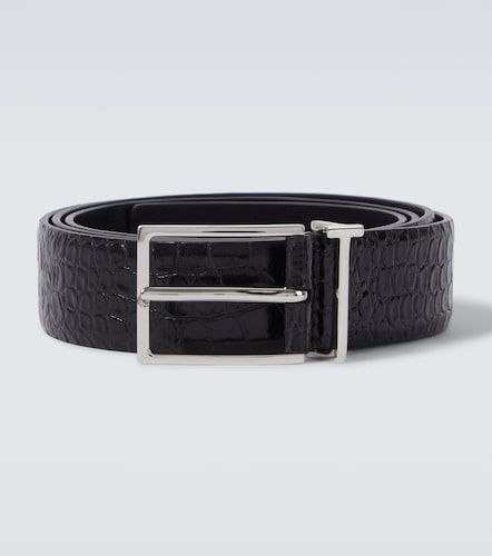 Cinturón T Loop de piel grabada - Tom Ford - Modalova