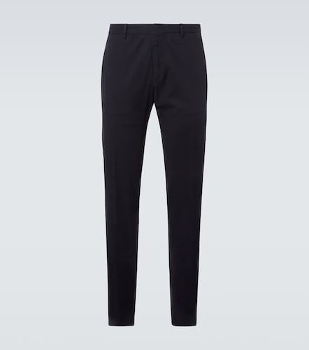 Pantalones rectos en mezcla de algodón - Zegna - Modalova