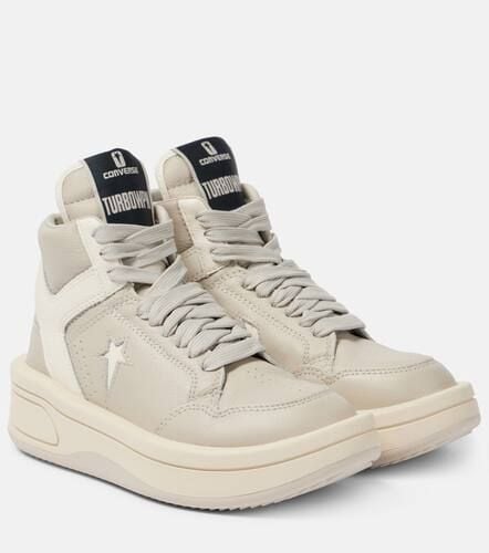 X Converse Turbowpn leather high-top sneakers - Rick Owens - Modalova