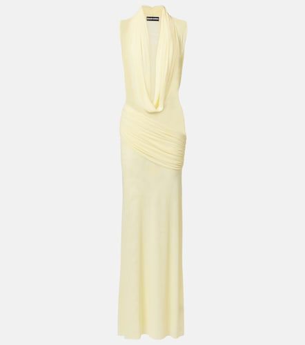 David Koma Abito lungo con mesh - David Koma - Modalova