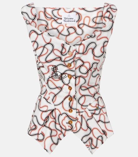 Top Monday de algodón estampado - Vivienne Westwood - Modalova