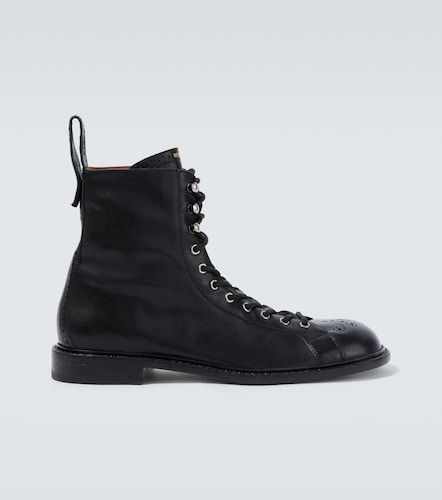 Botas Billy de piel perforada - Versace - Modalova