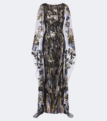 Elie Saab Cape-Robe mit Pailletten - Elie Saab - Modalova