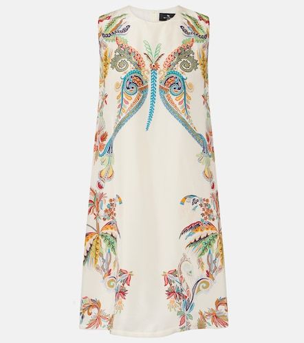 Etro Printed silk minidress - Etro - Modalova