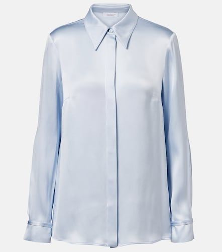 Camicia Cruz in satin di seta - Gabriela Hearst - Modalova