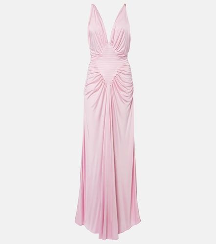 Versace Draped jersey gown - Versace - Modalova