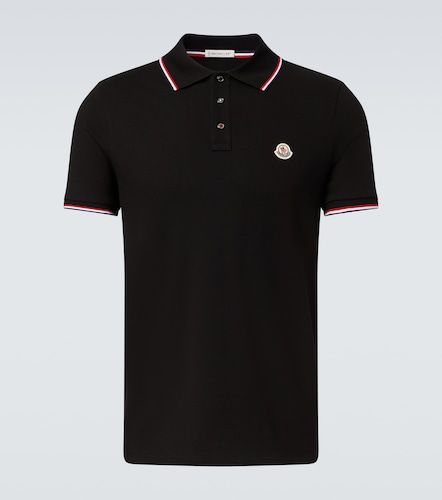 Polo Permanent de jersey de algodón - Moncler - Modalova