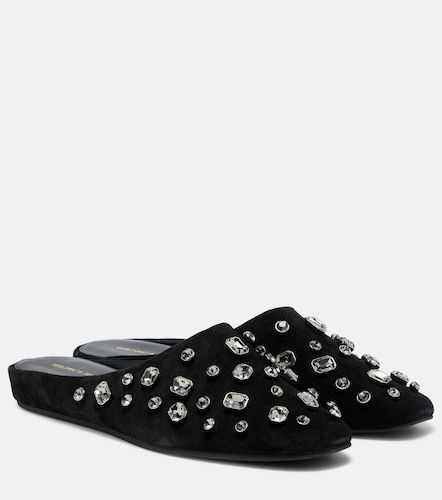 Mules Narcisa de ante con cristales - Veronica Beard - Modalova