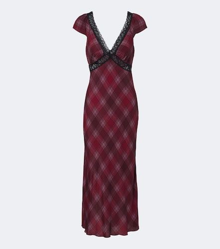 Abito midi Iggy a quadri con pizzo - Rixo - Modalova