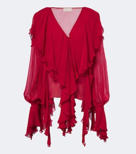 Blumarine Bluse aus Crêpe - Blumarine - Modalova