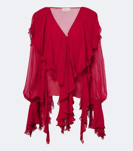 Blumarine Bluse aus Crêpe - Blumarine - Modalova