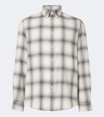 Camicia in flanella di cotone a quadri - Sunspel - Modalova