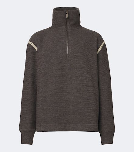 Pullover in lana con zip - Maison Margiela - Modalova