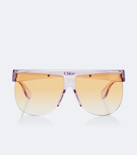 Chloe Logo shield sunglasses - Chloe - Modalova