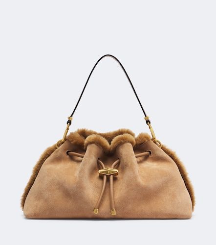 Borsa a spalla Cinch Medium in suede - Jimmy Choo - Modalova