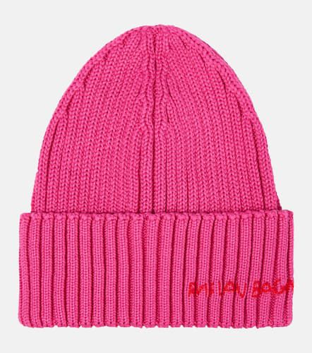 Ribbed-knit wool-blend beanie - Ruslan Baginskiy - Modalova