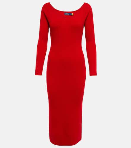 Wool and cashmere-blend midi dress - Polo Ralph Lauren - Modalova