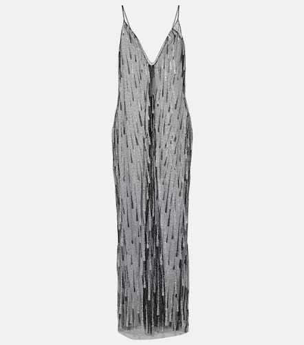 Embellished semi-sheer maxi dress - Rodarte - Modalova