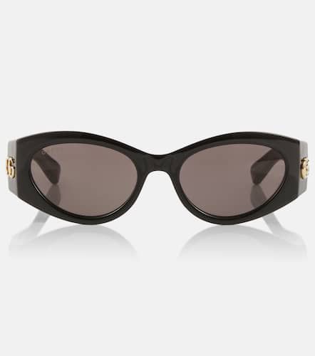Gucci Ovale Sonnenbrille GG - Gucci - Modalova