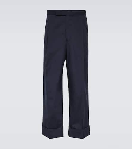 Low-rise cropped wide-leg pants - Thom Browne - Modalova