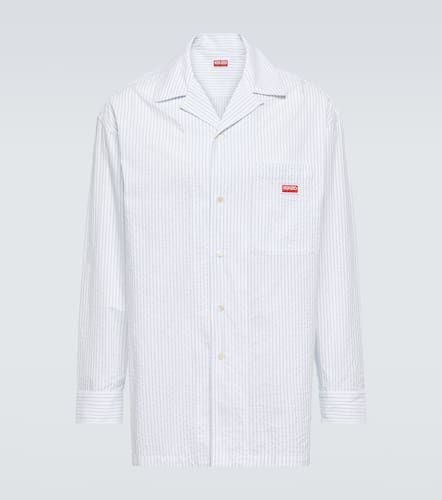 Pinstriped cotton poplin shirt - Kenzo - Modalova