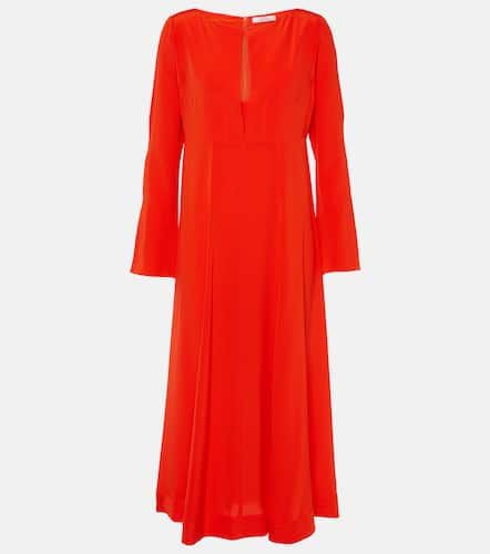 Sophisticated Volumes silk midi dress - Dorothee Schumacher - Modalova