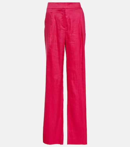 Robinne wide-leg linen-blend pants - Veronica Beard - Modalova