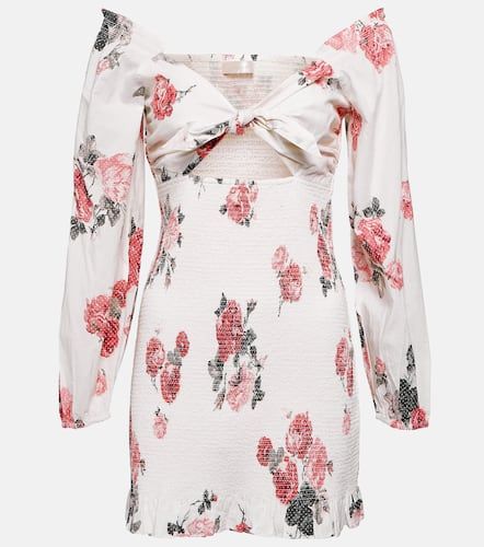 Kyndra floral cotton minidress - LoveShackFancy - Modalova