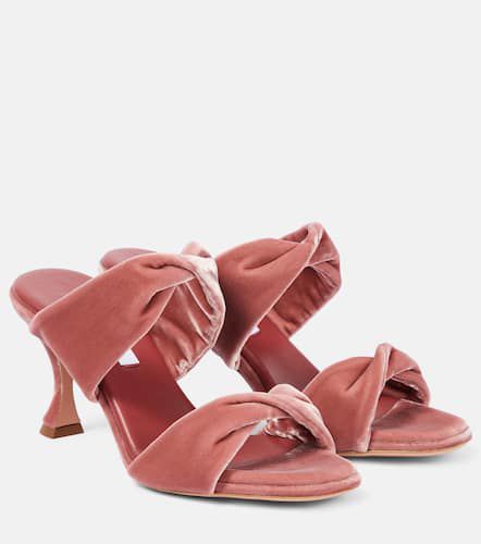 Aquazzura Mules Twist 95 in velluto - Aquazzura - Modalova