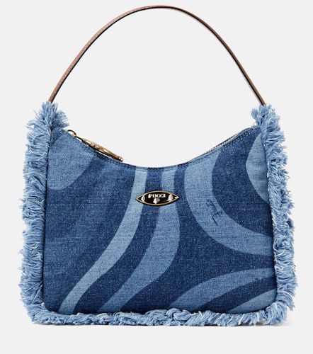 Marmo fringed denim shoulder bag - Pucci - Modalova