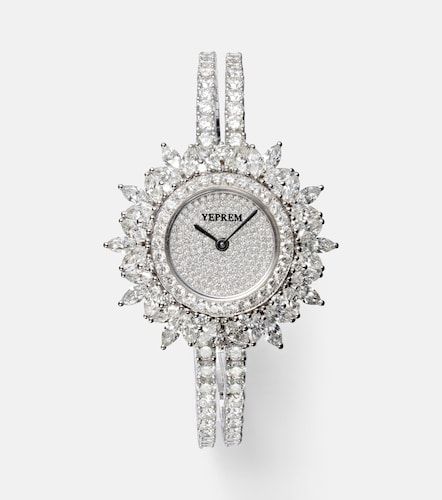 Reloj Y-Momento de oro blanco de 18 ct con diamantes - Yeprem - Modalova