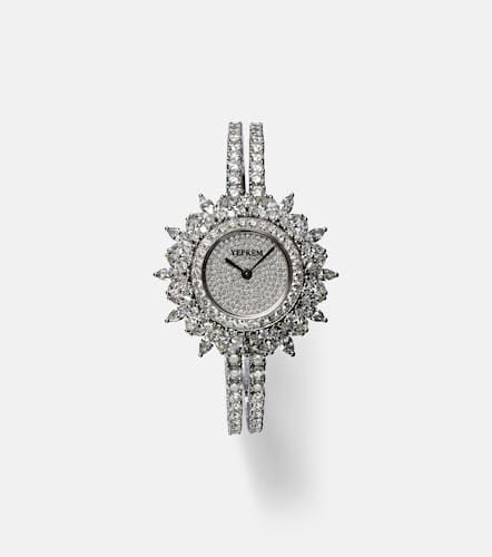 Y-Momento 18kt white gold watch with diamonds - Yeprem - Modalova