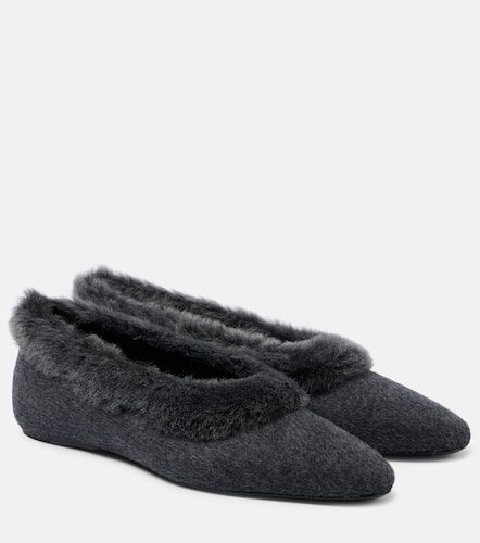 Toteme Ballerinas mit Shearling - Toteme - Modalova