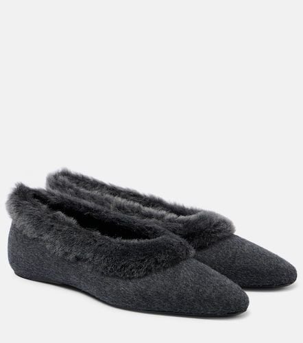 Toteme Shearling-lined ballet flats - Toteme - Modalova