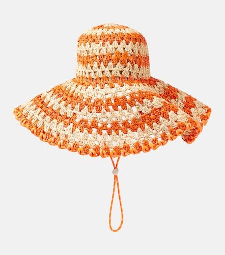 Alemais Flame raffia sun hat - Alemais - Modalova