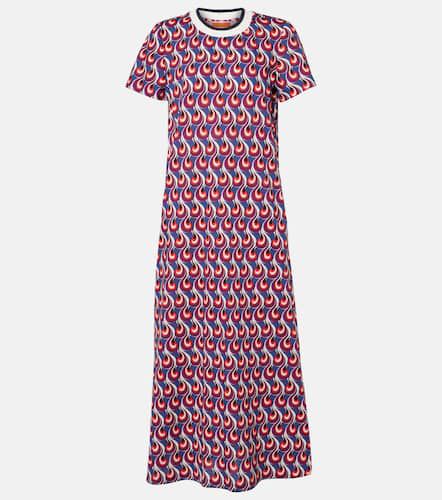 Swing Sporty printed jersey midi dress - La DoubleJ - Modalova