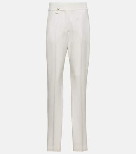 Le Pantalon Tibau side-slit slim pants - Jacquemus - Modalova
