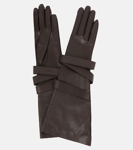 Saint Laurent Leather gloves - Saint Laurent - Modalova