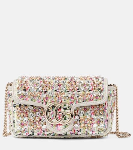 GG Marmont Super Mini tweed shoulder bag - Gucci - Modalova