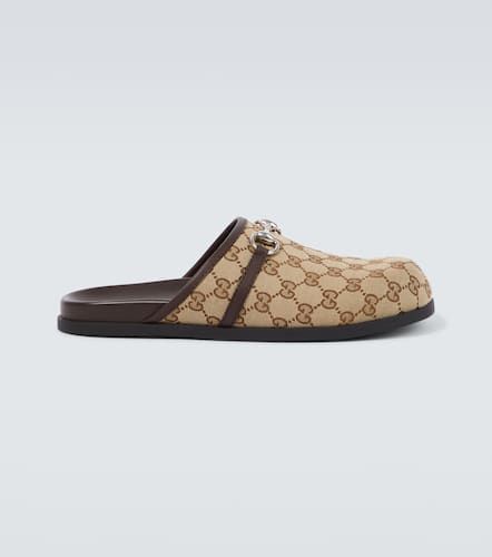 Gucci Horsebit GG Canvas mules - Gucci - Modalova