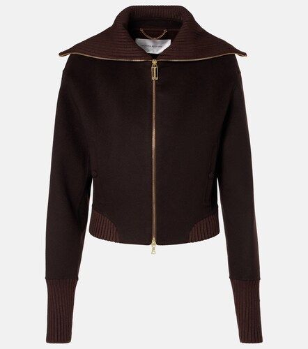 Bomber in lana e cashmere - Victoria Beckham - Modalova