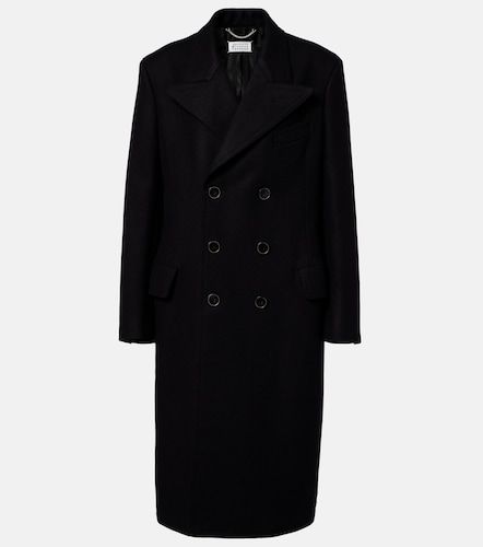 Abrigo cruzado de lana virgen - Maison Margiela - Modalova