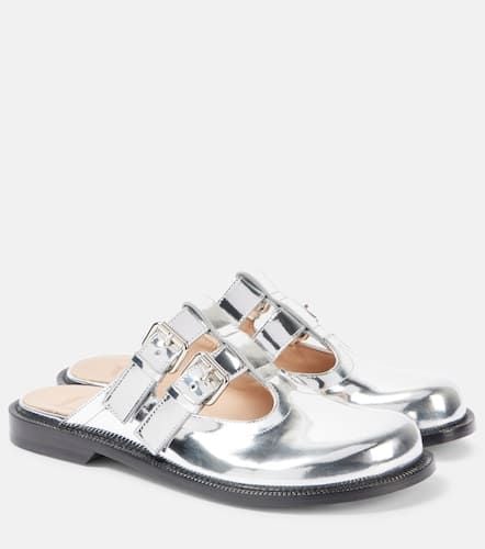 Campo metallic leather Mary Jane flats - Loewe - Modalova