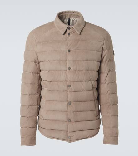 Moncler Etale suede down jacket - Moncler - Modalova