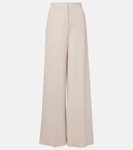 Corea cotton and wool jersey wide-leg pants - Max Mara - Modalova