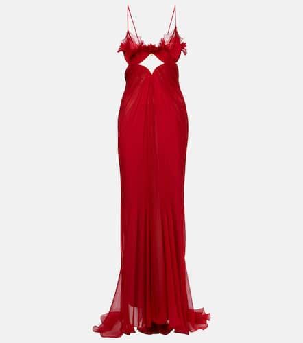 Ariadne cutout lace-trimmed gown - Maria Lucia Hohan - Modalova