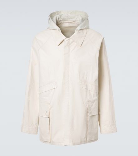 Impermeable en mezcla de lino con capucha - Lemaire - Modalova