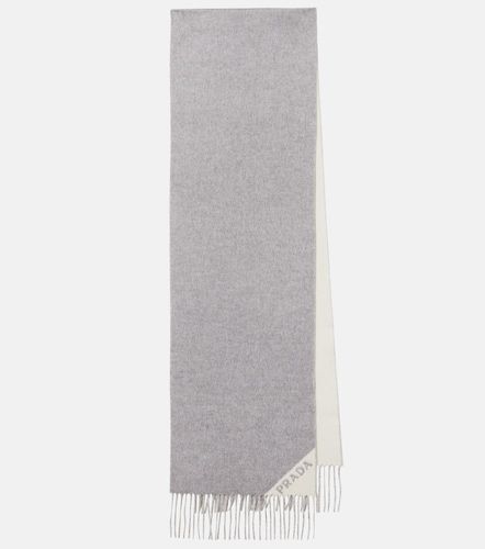 Prada Sciarpa in cashmere con logo - Prada - Modalova