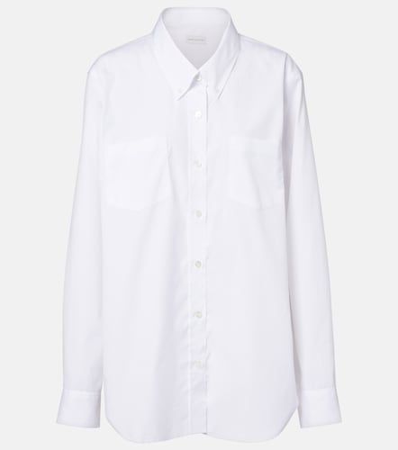 Camisa oversized de popelín de algodón - Dries Van Noten - Modalova
